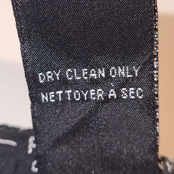 Vintage 90s Rampage Medium Blue Floral Blazer Fitted Cropped 3 Button Jacket - Picture 16 of 16